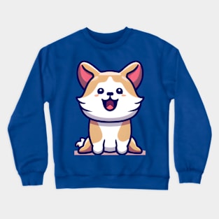 Corgi Dog Crewneck Sweatshirt